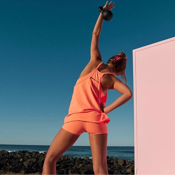 Free People Hot Shot Mini Dress in Hot Watermelon NWOT Size XS & Small - Picture 6 of 10